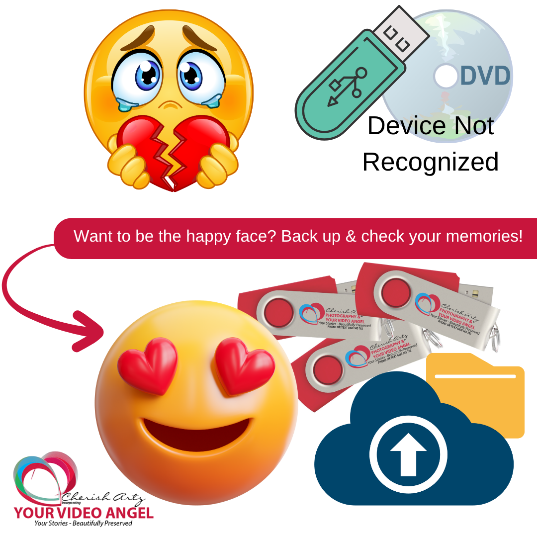 back up your memories mackay vhs to dvd or usb your video angel